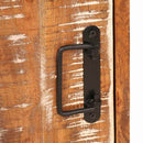 Sengebord 2 pcs Brun 35 x 33 x 48 cm Massivt genbrugstræ