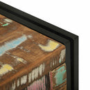 Opbevaringskasse 50 x 50 x 50 cm Solid genbrugs træ