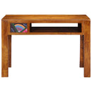 Skrivebord med skuffe med opbevaring Brun 110 x 50 x 73 cm