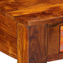 Skrivebord med skuffe med opbevaring Brun 100 x 50 x 75 cm
