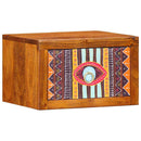 Natskab med skuffe 2 pcs Brun 35 x 30 x 22 cm