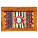 Natskab med skuffe 2 pcs Brun 35 x 30 x 22 cm