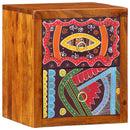 Natskab med skuffe 2 pcs Brun 35 x 30 x 40 cm Massivt Akacietræ