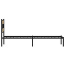 sengeramme uden madras 75x190 cm metal sonoma-eg