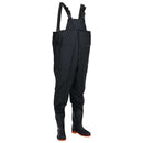 waders med støvler str. 39 sort