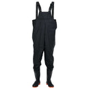 waders med støvler str. 39 sort