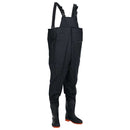 waders med støvler str. 44 sort