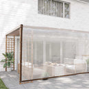 klar presenning med øjer 5x12 m polyethylen