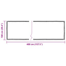 klar presenning med øjer 1x4 m PVC