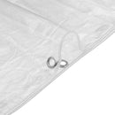 klar presenning med øjer 1x10 m PVC