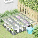 klar presenning med øjer 2x2 m PVC