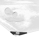 klar presenning med øjer 2x2 m PVC