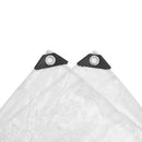 klar presenning med øjer 2x10 m PVC