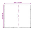 klar presenning med øjer 5x10 m PVC