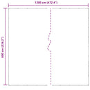 klar presenning med øjer 6x12 m PVC