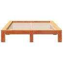 sengeramme uden madras 160x200 cm massivt fyrretræ gyldenbrun
