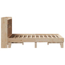 sengeramme uden madras 135x190 cm massivt fyrretræ hvid