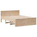 seng med reol uden madras 140x190 cm massivt fyrretræ