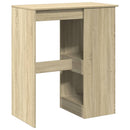 barbord med stativer 90x47,5x103,5 cm konstrueret træ sonoma-eg