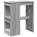 barbord med stativer 90x47,5x103,5 cm konstrueret træ
