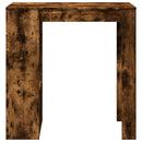 barbord m. stativer 102x50x103,5 cm konstrueret træ røget eg