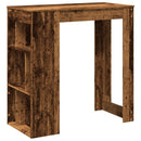 barbord m. stativer 102x50x103,5 cm konstrueret træ gammelt træ