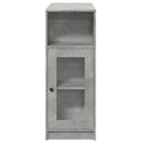 barbord med stativer 101x40x103,5 cm konstrueret træ betongrå