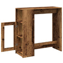 barbord m. stativer 101x40x103,5 cm konstrueret træ gammelt træ