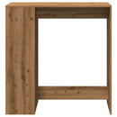 barbord m. stativer 101x40x103,5 cm konstrueret træ egetræslook