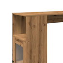 barbord m. stativer 101x40x103,5 cm konstrueret træ egetræslook