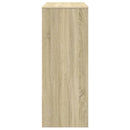 barbord med stativer 90x40x103,5 cm konstrueret træ sonoma-eg