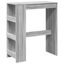 barbord med stativer 90x40x103,5 cm konstrueret træ