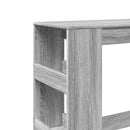 barbord med stativer 90x40x103,5 cm konstrueret træ