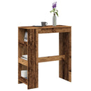 barbord m. stativer 90x40x103,5 cm konstrueret træ gammelt træ