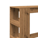 barbord m. stativer 90x40x103,5 cm konstrueret træ egetræslook
