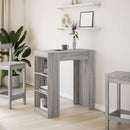 barbord med stativer 95x47x103,5 cm konstrueret træ