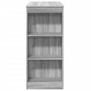 barbord med stativer 95x47x103,5 cm konstrueret træ