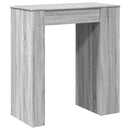 barbord med stativer 95x47x103,5 cm konstrueret træ