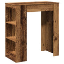 barbord m. stativer 95x47x103,5 cm konstrueret træ gammelt træ
