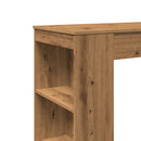 barbord m. stativer 95x47x103,5 cm konstrueret træ egetræslook