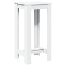 barbord 51x50x103,5 cm konstrueret træ hvid