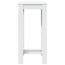 barbord 51x50x103,5 cm konstrueret træ hvid