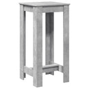 barbord 51x50x103,5 cm konstrueret træ betongrå