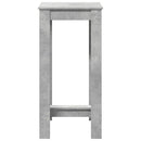 barbord 51x50x103,5 cm konstrueret træ betongrå