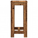 barbord 51x50x103,5 cm konstrueret træ gammelt trælook