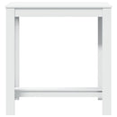 barbord 102x50x103,5 cm konstrueret træ hvid