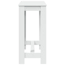 barbord 102x50x103,5 cm konstrueret træ hvid