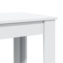 barbord 102x50x103,5 cm konstrueret træ hvid