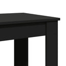barbord 102x50x103,5 cm konstrueret træ sort
