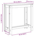 barbord 102x50x103,5 cm konstrueret træ sonoma-eg